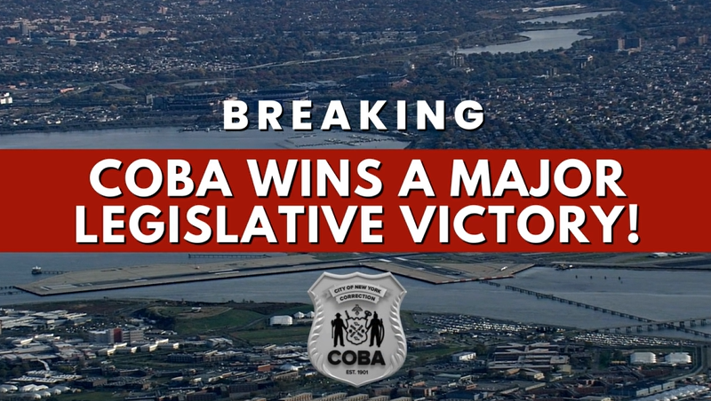 COBA Wins A Major Legislative Victory